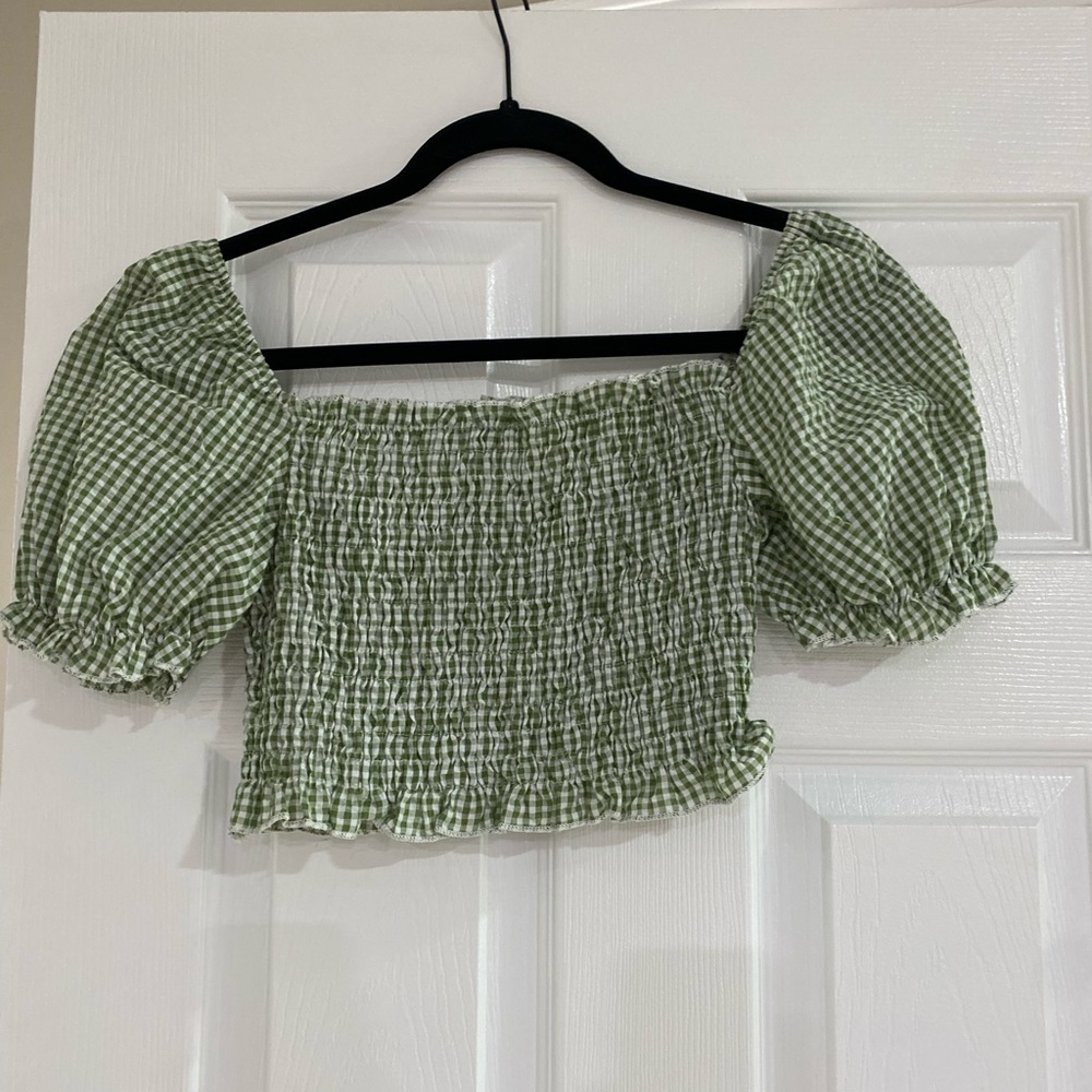 Shein puff sleeve top